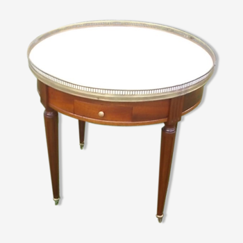 Table bouillotte en acajou