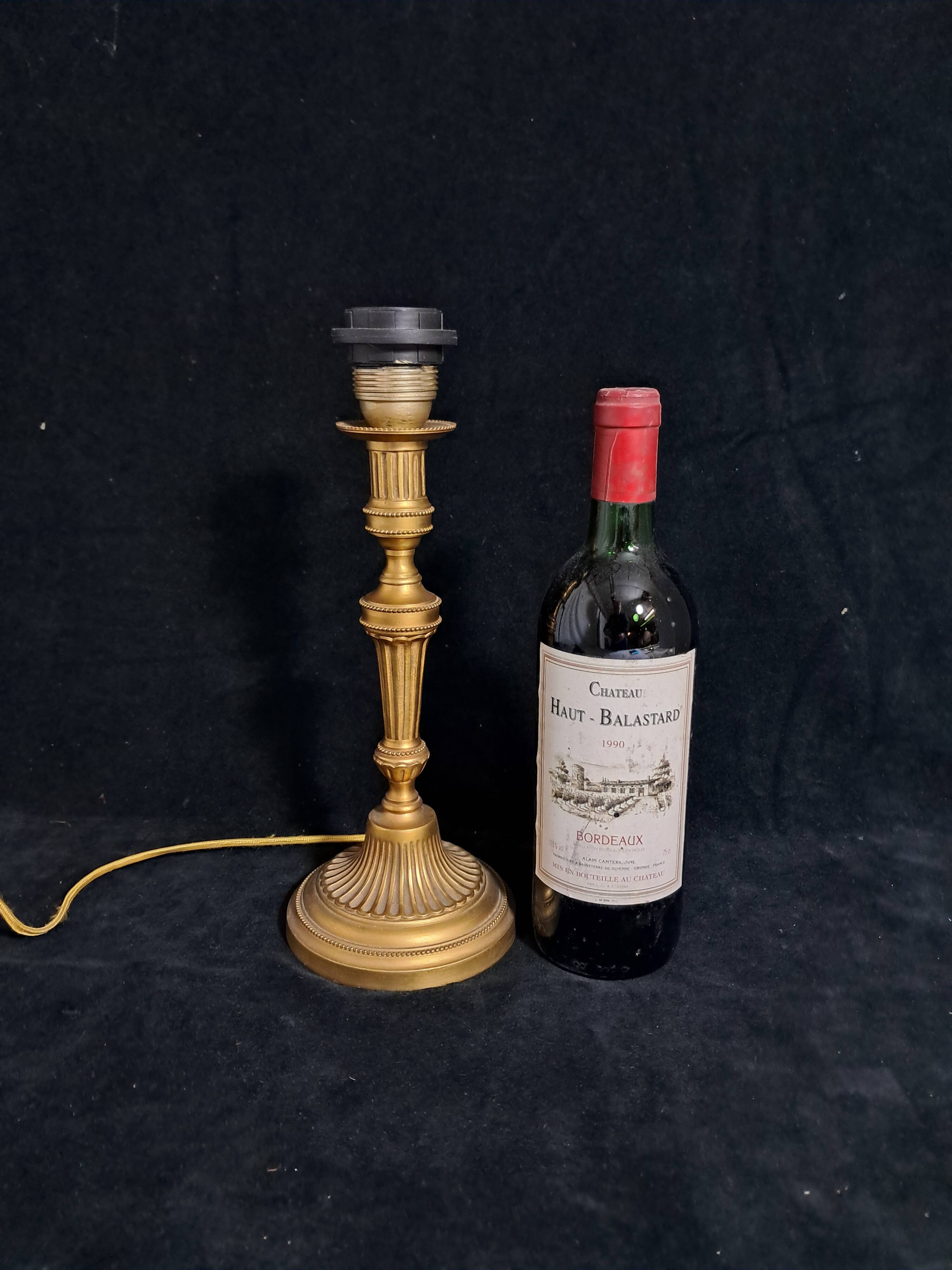 Gold Metal Table Lamp Base