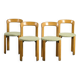 Suite de quatre chaises par Bruno Rey, 1971