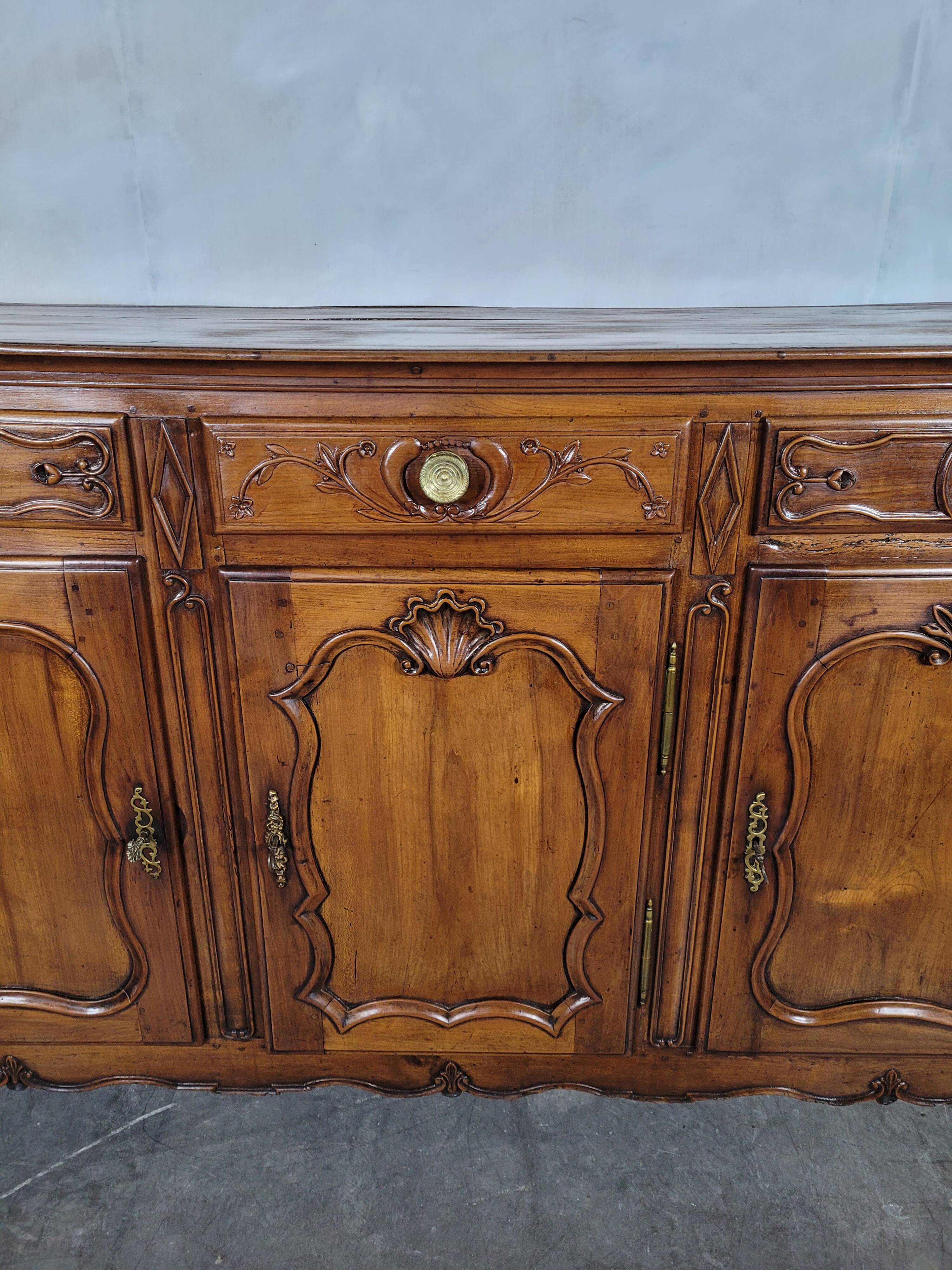 Louis XV sideboard in cherry wood, 18th century