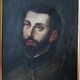 Ancient painting of Saint Francis Xavier - Italian school, late 17th century