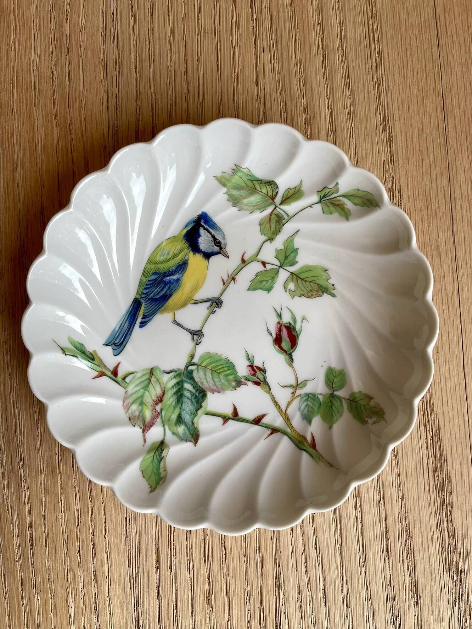 3 small plates / bowls in Limoges Haviland porcelain – Bird design