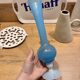 Vintage blue opaline soliflore vase