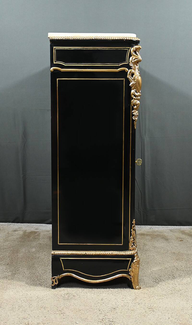 Support Furniture in Blackened Pear Wood, Napoleon III Period – Mid 19th Century