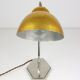 Mid-Century Gold Table Lamp, 1960s