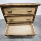 Rattan chest of drawers with 3 drawers