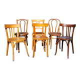 6 chairs bistrot XXe