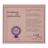 Tableau Orientaliste Lavi Group Israel – Oasis Désert - époque : XXème Siècle