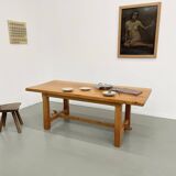 2m solid elm farmhouse table