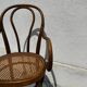 Fauteuil Thonet bois courbé et cannage – modèle bistrot