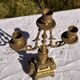 Vintage Candlestick - Brass Candlestick - 3-Arm Candlestick