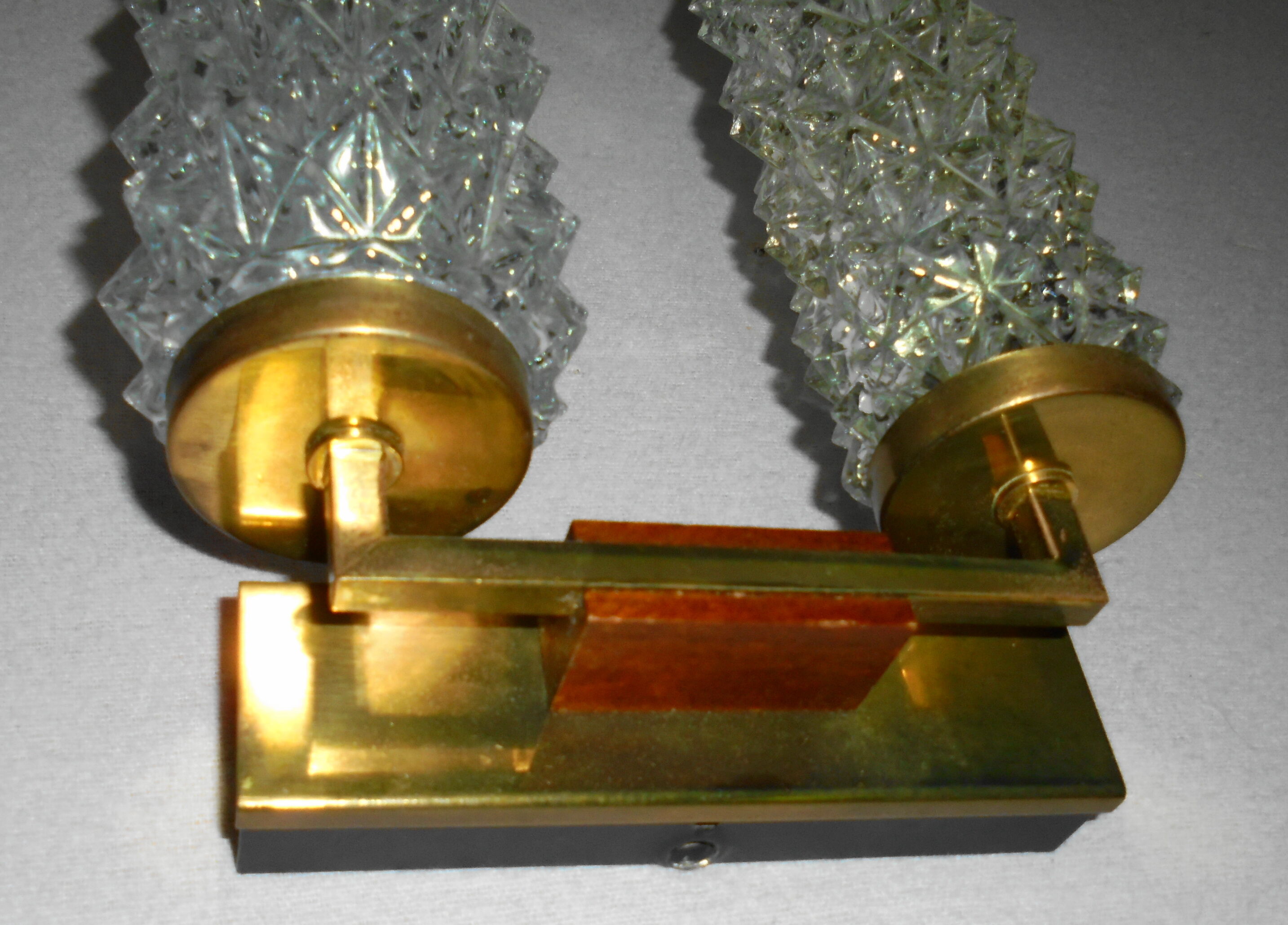 Pair of Scandinavian wall lamps from the 70s
