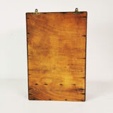 Minimalist teak wall cabinet, Denmark, 1960s