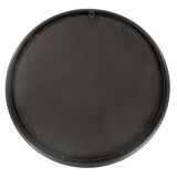 XXL round mirror 95cm in diameter anthracite and gold outline