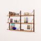 Danish vintage teak shelving unit, 1960s