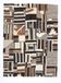 5x7 Brown & Cream Handmade Vintage Kilim Rug, 149x200Cm