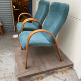 Pair of Baumann armchairs