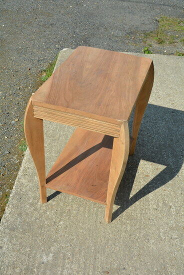 Coffee table, double tray of years 50