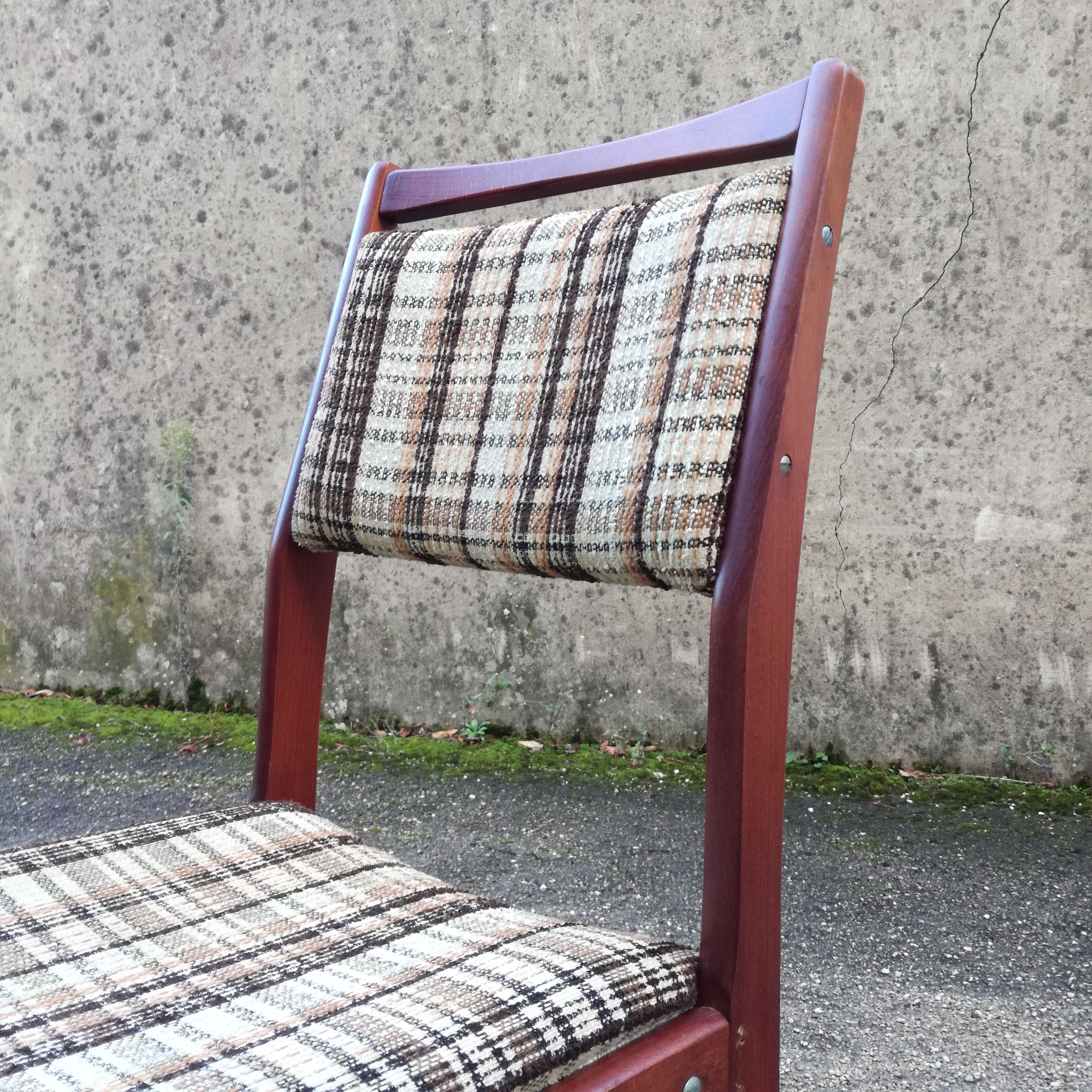 Mahogany chairs 1960