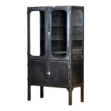 Polished Medical Cabinet, 1970's