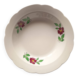 Shallow presentation dish porcelain from Gien