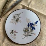 Ancient ceramic platter and bottle coaster