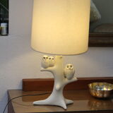 Owls ceramic lamp