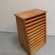 Vintage pine filing cabinet 1950's