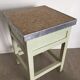 Tabouret coffre de cireur, années 50