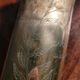 Vase Obus Chiselled Decor of Branches Trench Art Poilu WW1 14 18