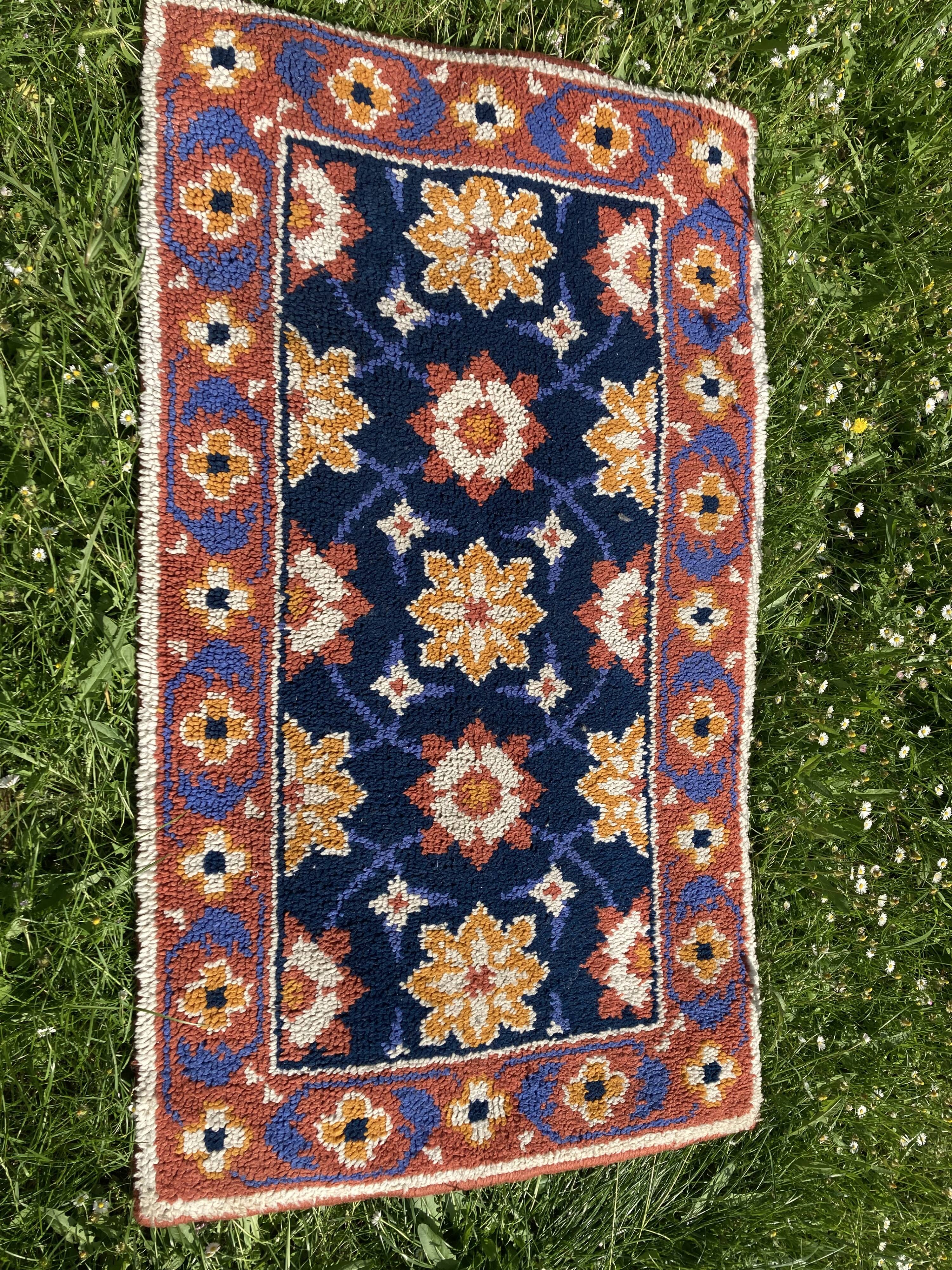 Tapis en laine coloré - 140x80cm