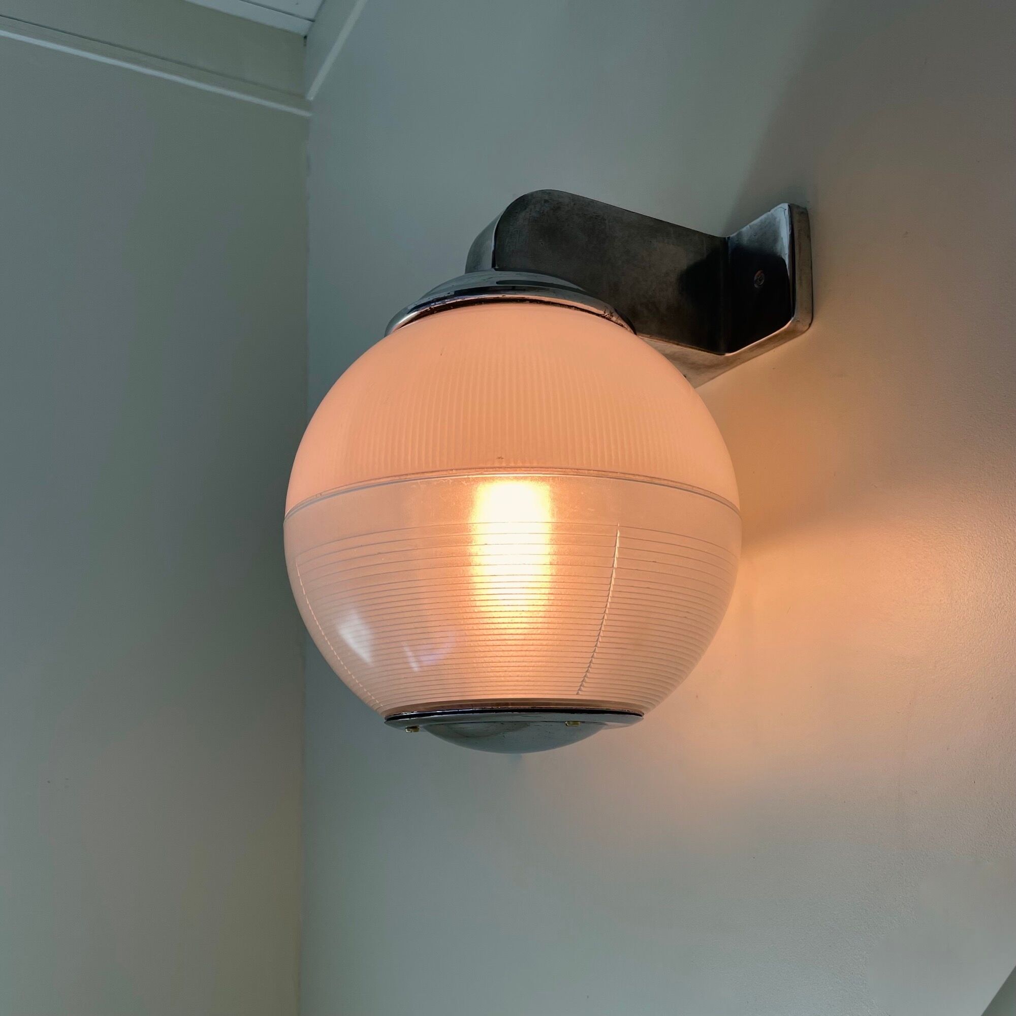 Holophane industrial wall lamp