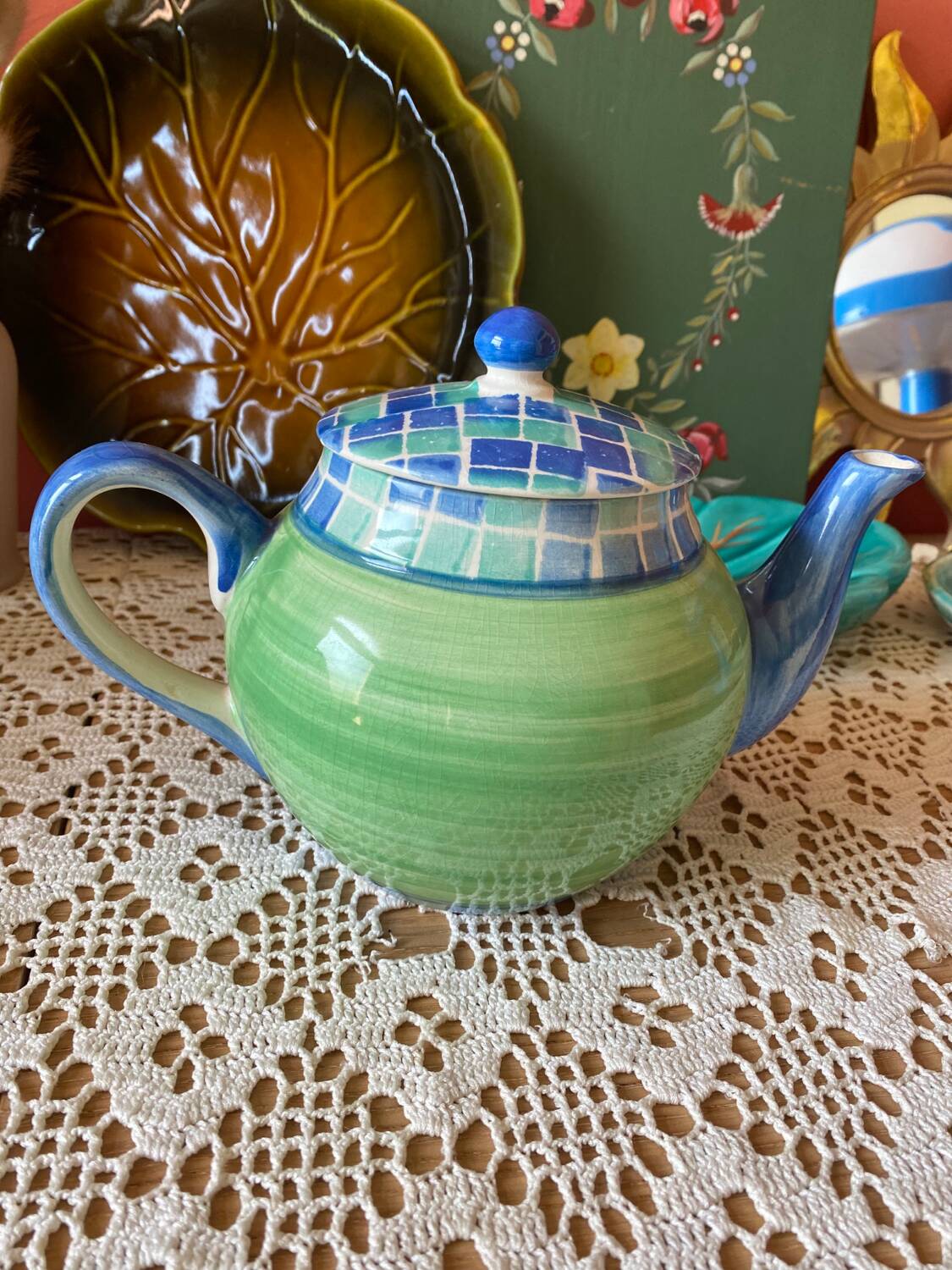 Colorful teapot