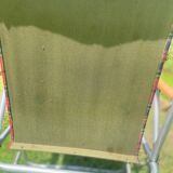 Checkered camping chair