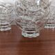 11 French moulded glass cups – 1970s