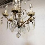 Old chandelier with tassels