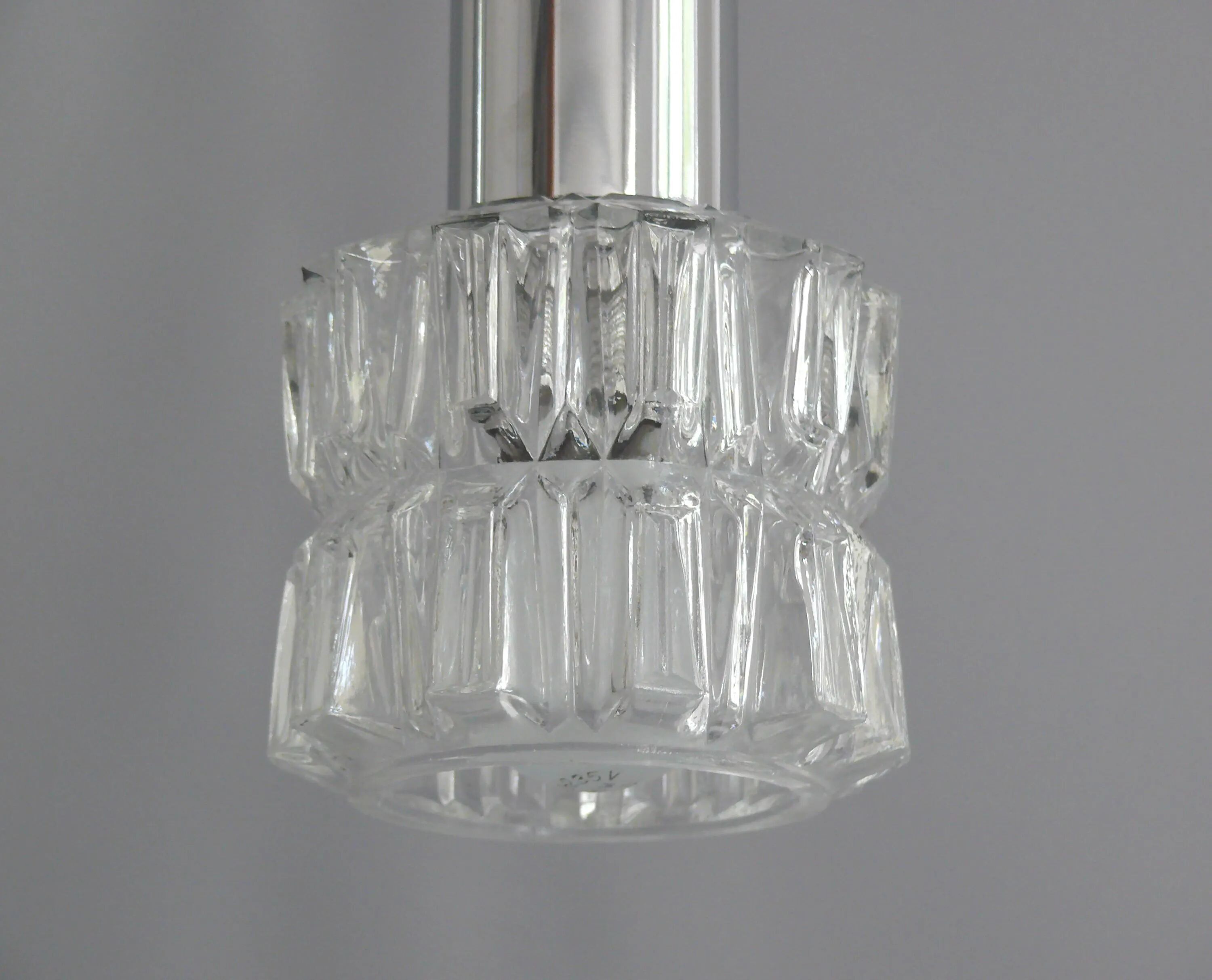 Triple pendant light in 60s style, cascade lamp, space age