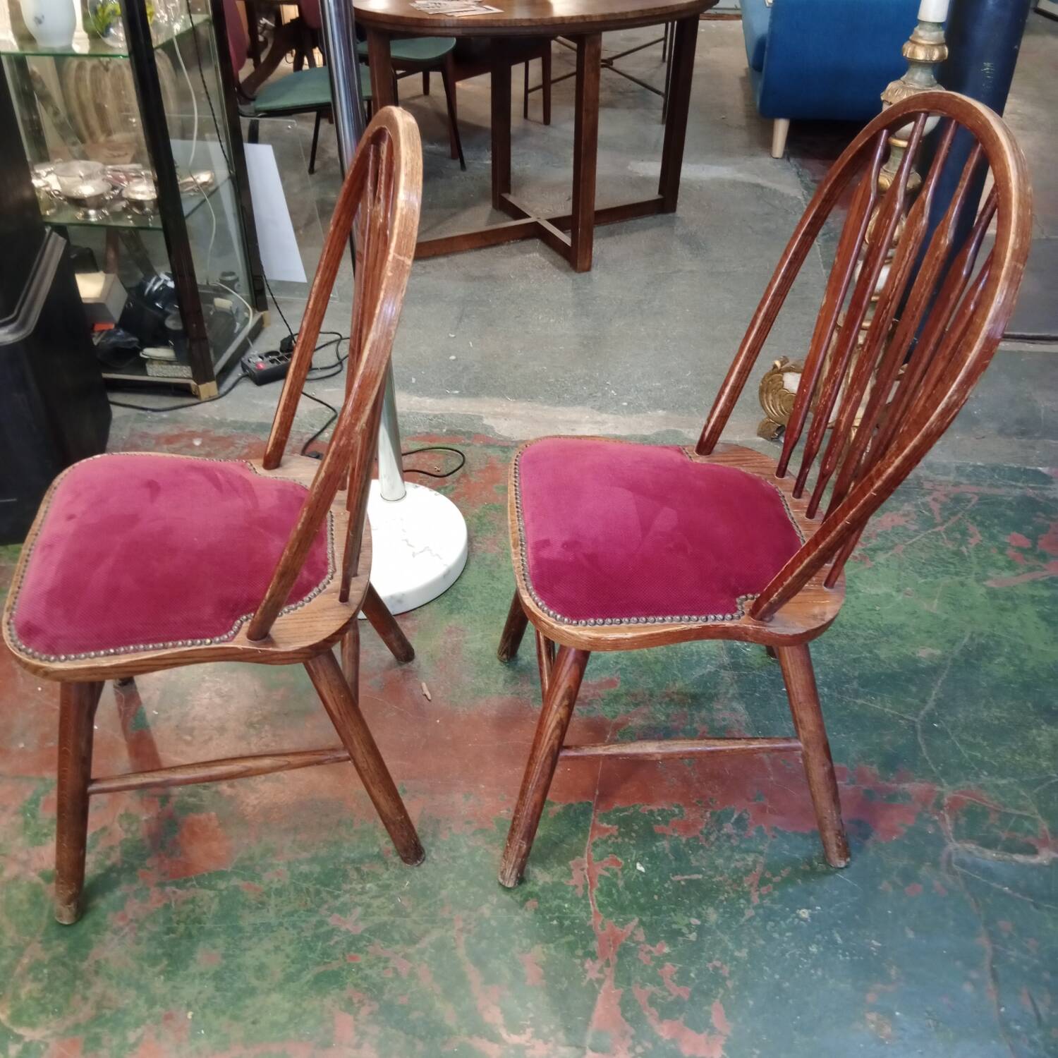 Pair of American Quaker Ercol chairs
