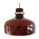 Vintage glass suspension in red-brown 1970s