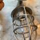 Pair of industrial marine wall lamps