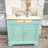 Buffet parisien campagne vert menthe