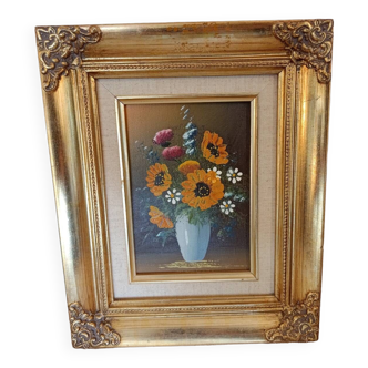 Flower bouquet painting