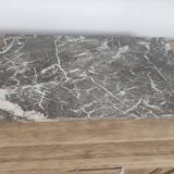 Art Deco sideboard with gray marble