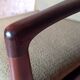 Scandinavian design armchair in solid teak vintage 1960s