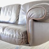 De Sede ds31 brown 3 seater leather sofa