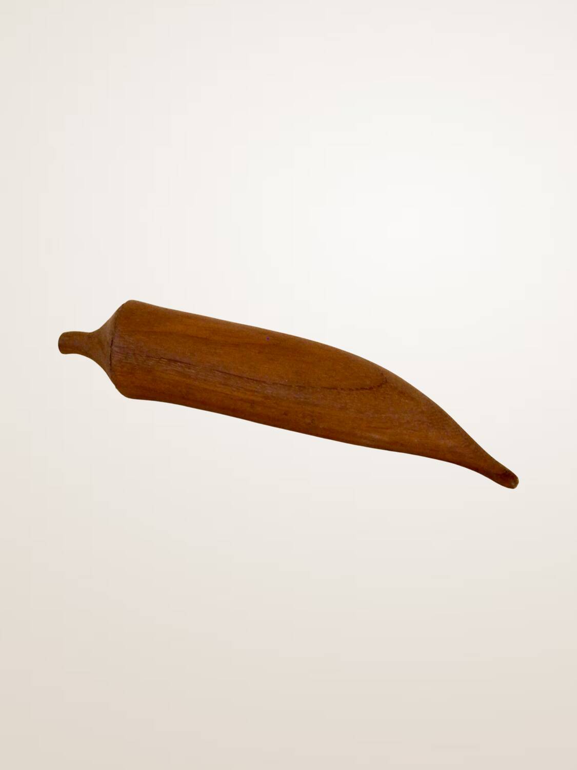 Ensemble de fruits décoratifs en bois sculpté