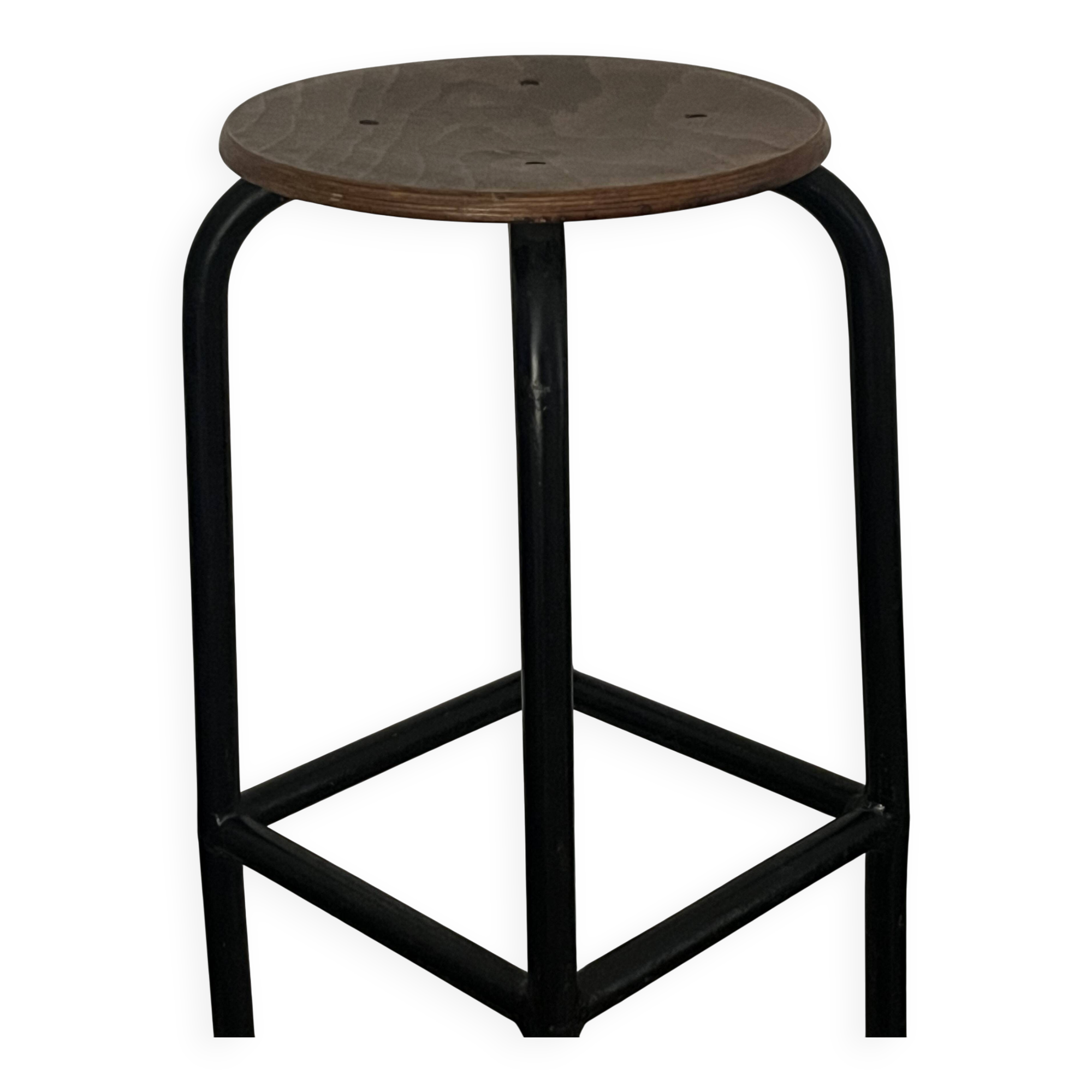 Old industrial high stool