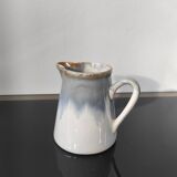 Pichet, vintage enamelled ceramic milk jug "Rhoda"