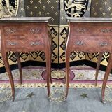 Pair of Louis XV style bedside tables