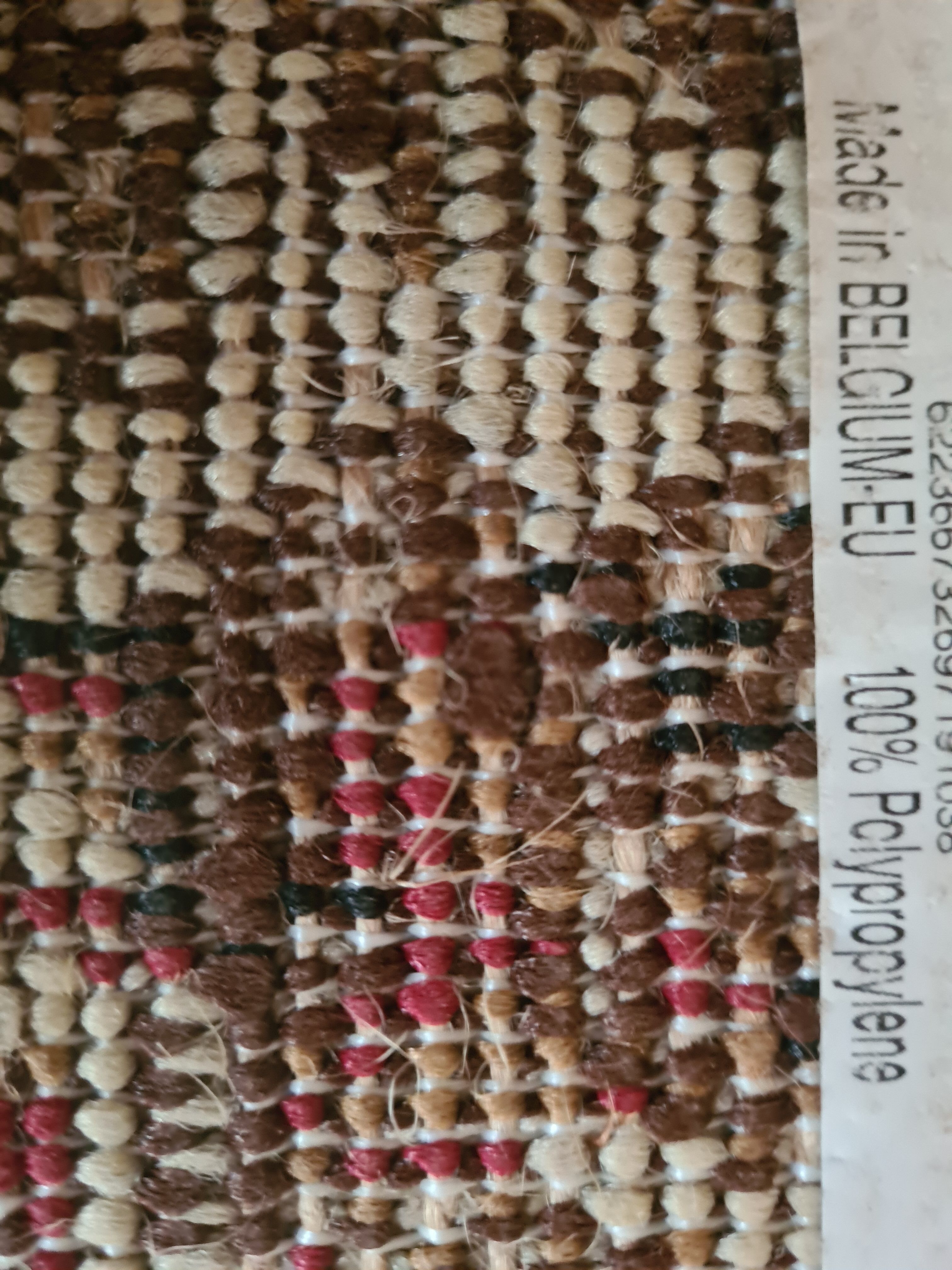 Vintage red carpet 1m62 x 2m15